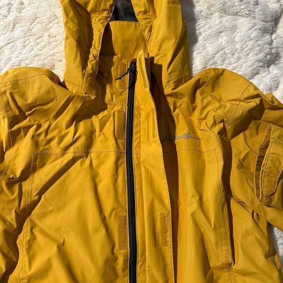 Mustard yellow rain jacket - Picture 2 of 3